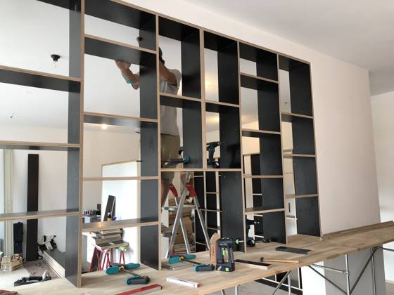 Raumtrenner-Regal Agenturbüro – Bild 61