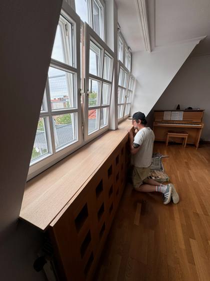 Heizungsverkleidung & Fensterbank – Bild 9