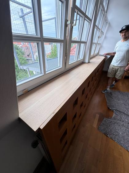 Heizungsverkleidung & Fensterbank – Bild 11